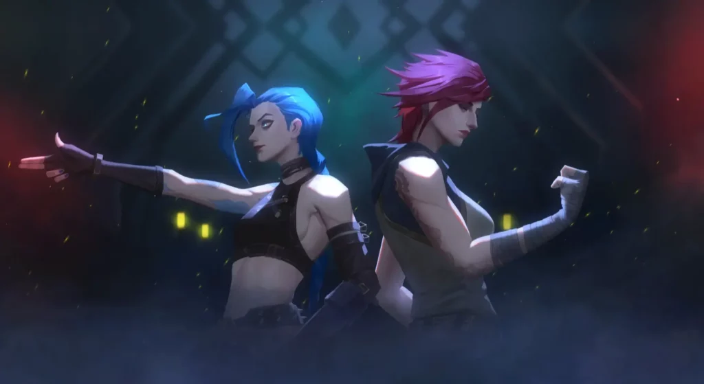 Jinx et Vi Arcane